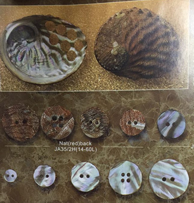 Natural Shell Button Customized Shape