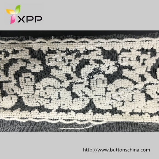 New Cotton Mesh Embroidery Lace for Garments