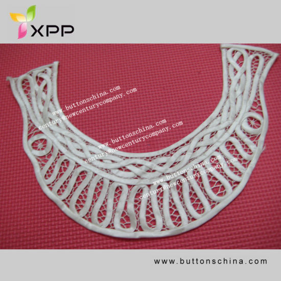 005 New Comings White Color Fashion Design Handmade Cotton Collar Lace