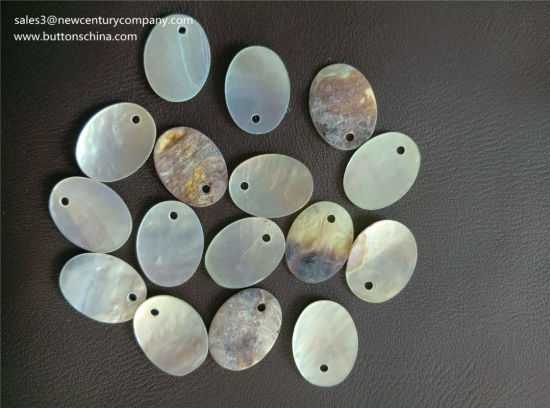 2h Square Agoya Natural Shell Button