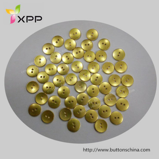 13mm 2 Hole Gold Button