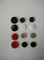 2h Concave Convex Resin Plastic Button for Coat