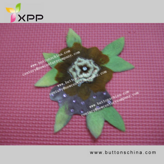 003 Colorful Collar Chemical Fabric Flower