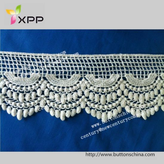 China Products/Suppliers. 100%Cotton Crochet Water Soluble Lace with High Quality for Garments Decoration
