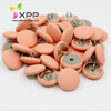 Metal Fabric Cover Button with Metal Feet